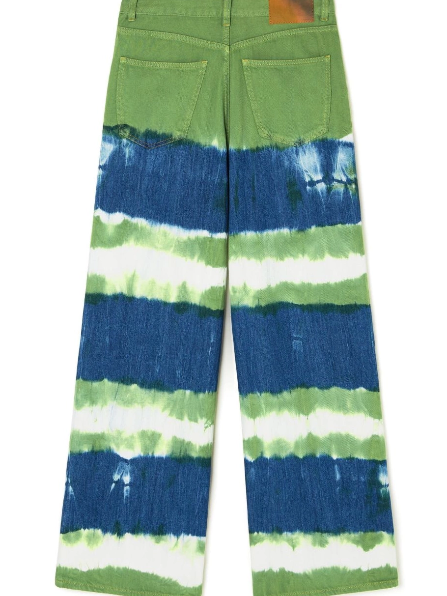 Cheap Alanui jeans Women Magic Journey tie-dye 0801